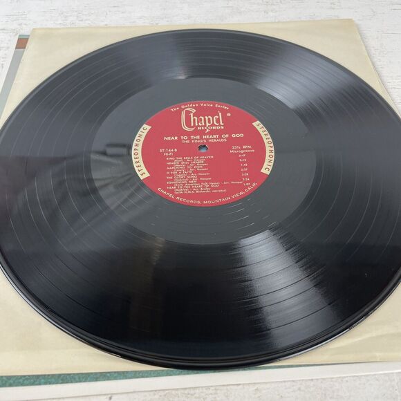 The Kings Heralds Near To The Heart Of God Vinyl LP Christian Gospel Chapel VG - Picture 7 of 7